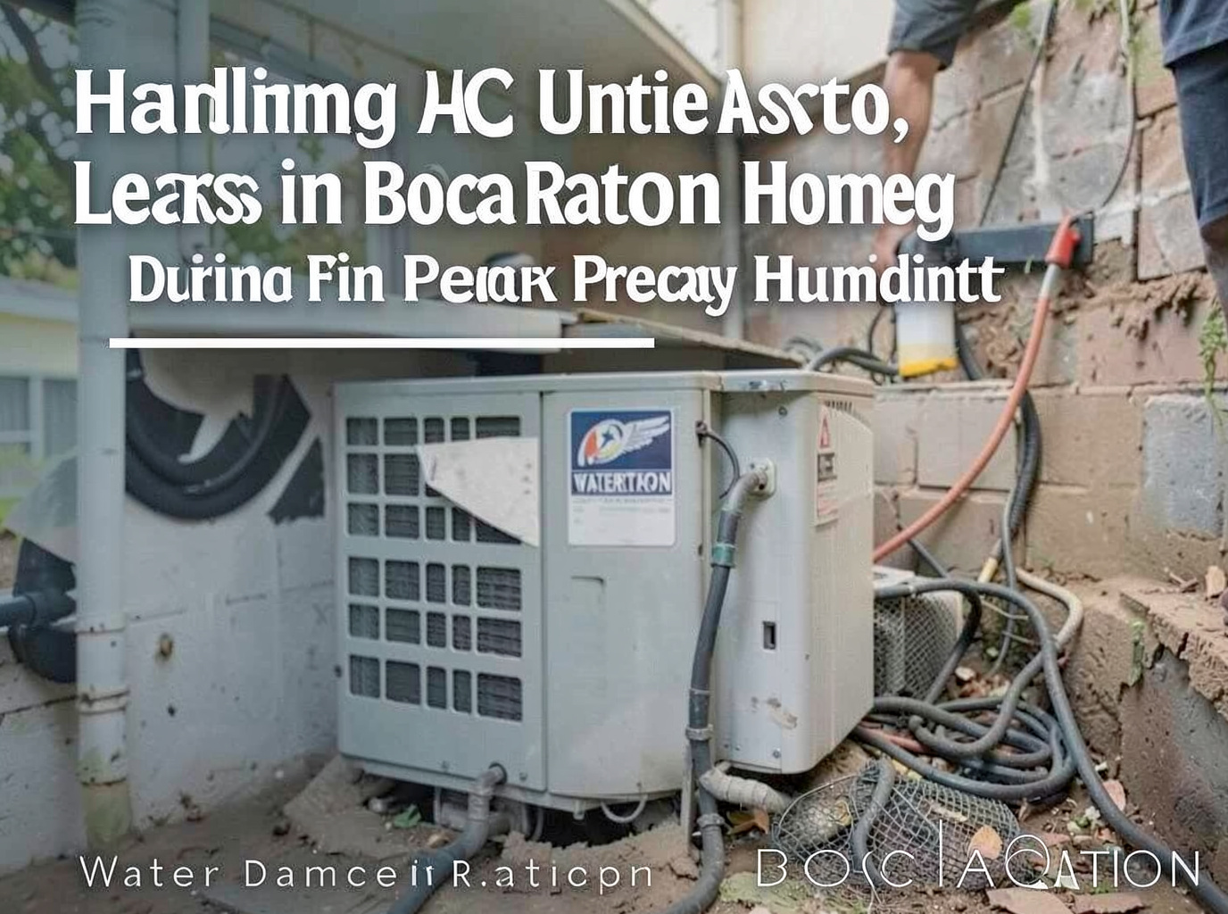 Handling AC Unit Leaks in Boca Raton Homes During Peak Humidity