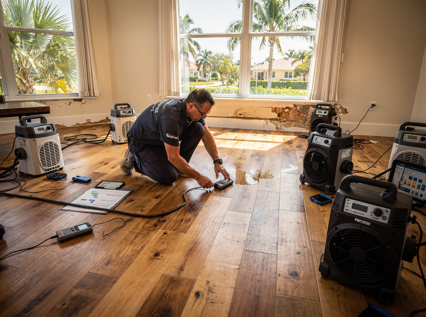 Typical Timeline and Costs for Drying Out Hardwood Floors in Boca Raton
